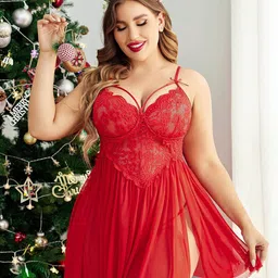 RioDeBella Women Self Design Baby Doll-image-62