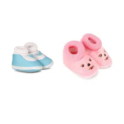 Dhairya Collection Unisex Infant Pack of 2 Booties-picture-43