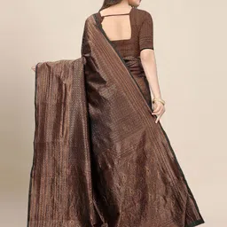 AMRUTKALA SAREES Woven Design Zari Banarasi Saree image 4