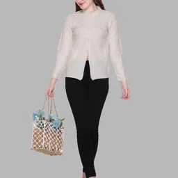 Gouri Women Woollen Cardigan-image-1