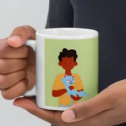 Mr UVD Green Ceramic Cup image 4