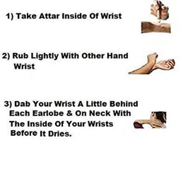 RAVIOUR LIFESTYLE Set Of 2 Jannat Ul Firdous & Blue Lady Alcohol Free Attar- 8 ml Each image 2