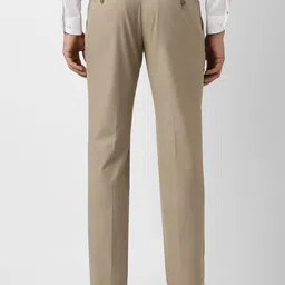 Van Heusen Men Slim Fit Pleated Formal Trousers image 2