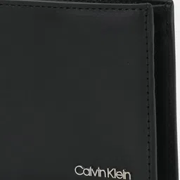 Calvin Klein Men Black Short Leather Two Fold Wallet image 2