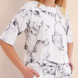 L&M Leisure and Moods Printed Round Neck T-shirt With Trouser image 2