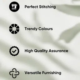 LUSHLYF Tufted Off White & Grey 2 Pieces Geometric Textured Cotton Square Cushion Covers image 3