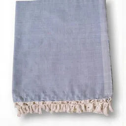 VANISHREE WORLD Blue Cotton Double Bed Blanket-image-46