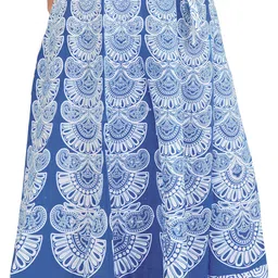 Exotic India Printed Wrap Maxi Skirts image 2