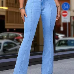 Glossia Women Bootilicious Bootcut Mid-Rise Light Fade Stretchable Jeans-image-40