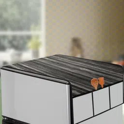 The Furnishing Tree Black Printed Refrigerator Cover-picture-19