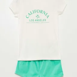 KIABI Girls Printed T-shirt with Shorts-image-71