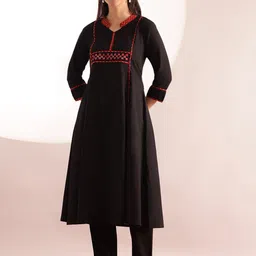 Vbuyz Women Mirror Work Kurta-picture-34
