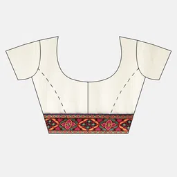 DIVASTRI Bandhani Embroidered Pure Georgette Half and Half Bandhani Saree image 2