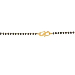 NILKANTH Artificial Stones Studded & Beaded Mangalsutra With Earrings image 2