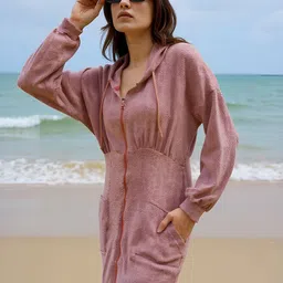 Campus Sutra Women Hooded Long Sleeve Sweatshirt-image-87