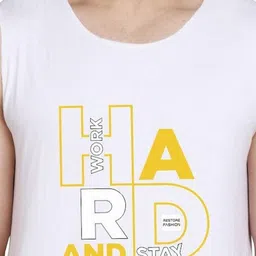 WOOSTRO Men Pack Of 2 Typography Printed Round Neck Cotton Slim Fit T-shirts image 2