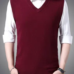 StyleCast Men V-Neck Sleeveless Sweater Vest-picture-29
