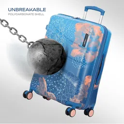 Safari Serene Pro Printed Hard-Sided Large 8 Wheels 77cm Large Trolley Bag image 3