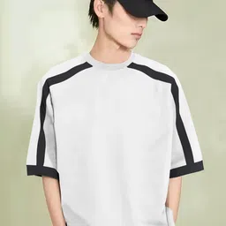 JUMPCUTS Men Extended Sleeves T-shirt-image-47