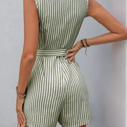 KPOP Striped Jumpsuit image 2