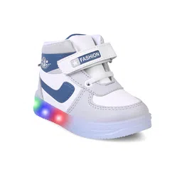 KATS Kids Perforations Mid-Top Blink LED Light Sneakers image 5