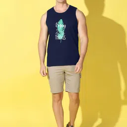 WOOSTRO Pack of 2 Printed Combed Cotton Innerwear Vests with Intelliease Technology image 4