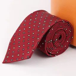 Alvaro Castagnino Men Woven Design Skinny Tie-picture-33