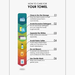 home expressions Grey 4 Pieces Pure Cotton 350 GSM Towel Set image 4