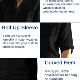 Fifth U Black Blended Kurtas image 2