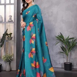 priyashi Ethnic Motifs Printed Saree With Blouse Piece image 5