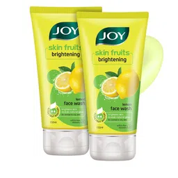 JOY Set Of 2 Skin Fruits Lemon Brightening Face Wash- 150 ml Each image 1