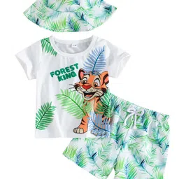 StyleCast x Revolte Boys Printed Round Neck T-shirt With Shorts-picture-5