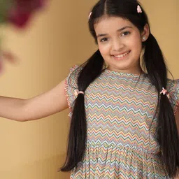 The Little Trunk Print A-Line Dress image 4