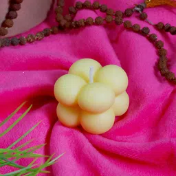 Aura Yellow Tea Light Candle-image-24