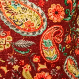 Crown of Poppies Multicoloured Velvet Square Cushion Covers image 3