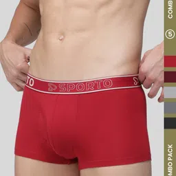 MACHO Men Pack Of 5 Assorted Trunks-picture-10