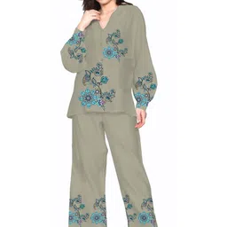 SHIVAM FABRICS Printed Shirt & Palazzos Co-Ords-picture-25