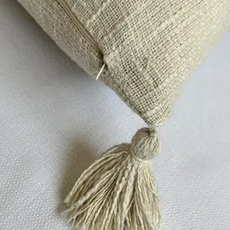 EXPORT HOUSE Beige & Brown 5 Pieces Geometric Square Cushion Covers image 2