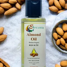 Elecsera Cold Pressed Almond Oil For Hair & Skin - 100 ml-image-38