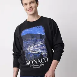 Mast & Harbour Photographic Print Drop-Sleeves Fleece Sweatshirt image 2