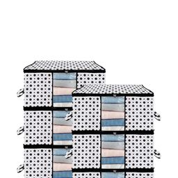 AMAK INC White Fabric Wardrobe Organisers-picture-4