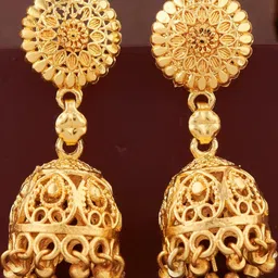 DIVASTRI Gold-Plated Brass Earrings image 5