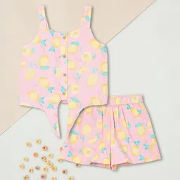 max Girls Printed Top with Shorts-picture-31