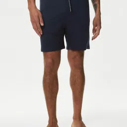Marks & Spencer Men Cotton Lounge Shorts-picture-35
