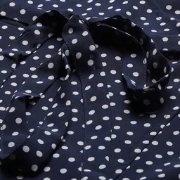 Chemistry Polka Dot Print Bell Sleeve Georgette Midi Dress image 4