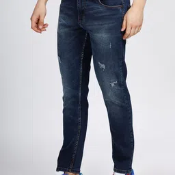 THREE DAYS Men Regular Fit Mid-Rise Stretchable Jeans image 4
