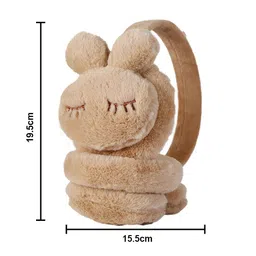 SYGA Girls Rabbit-Design Cold Protection Fur Earmuffs Handband image 5