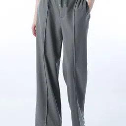 ONLY Women Straight Fit High-Rise Trousers-image-2