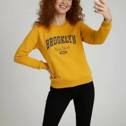 Calm Down Women Printed Sweatshirt image 4