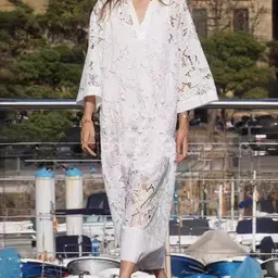 all about you Self Design Mandarin Collar Sheath Maxi Dress image 2